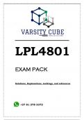 LPL4801 EXAM PACK 2023