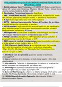 WGUD220Nursing|QUESTIONSANDANSWERS|ALREADY GRADEDA+|2024 1. Mutlidisciplinary Team Terminology: (SNOMED-CT) Systematized Nomenclature of Human and Veterinary Medicine Clinical Terms- clinical terms  covering nurisng, medicine, & allied health 2. Standard