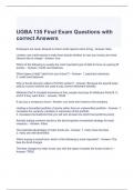 UGBA 135 Final Exam Questions with correct Answers