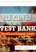 Test Bank For Health And Health Care Delivery In Canada, 3rd - 2020 All Chapters - 9781771721691