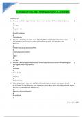 NURS6501 FINAL TEST PREPQUESTIONS & ANSWERS.