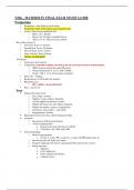 N326 – MATERNITY FINAL EXAM STUDY GUIDE