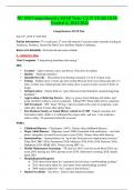 NU 518 Comprehensive SOAP Note- CJ 27 YEAR OLDGraded A_2023-2024