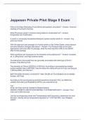 Jeppesen Private Pilot Stage II Exam Questions and Answers