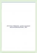 ATI Urinary Elimination - practice assessment> answered/elaborated further_ 2023.