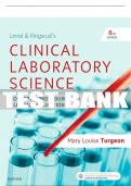 Test Bank For Linne & Ringsrud's Clinical Laboratory Science All Chapters - 9780323530811