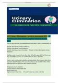 ATI Urinary Elimination - practice assessment 2023