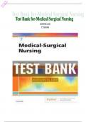 Test Bank for Medical Surgical Nursing 7th Edition by Linton