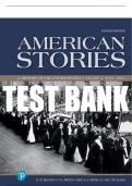 Test Bank For American Stories: A History of the United States, Volume 2 4th Edition All Chapters - 9780134828435