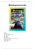 Concrete samenvatting Marketingcommunicatie inclusief oefentoets en antwoorden