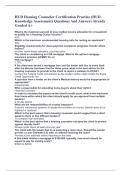 HUD Housing Counselor Certification Practice (HUD Knowledge Assessment) Questions And Answers Already Graded A+