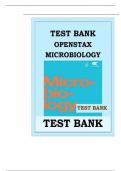 OpenStax Microbiology Test Bank Chapters (CHAPTER 1-26) UPDATED 2024