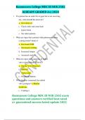 Rasmussen College MDC III NUR 2502 ALREADY GRADED A+| 2024