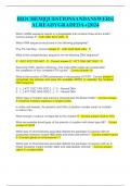 WGU C785 BIOCHEM|QUESTIONSANDANSWERS| ALREADYGRADEDA+|2024