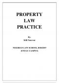 PROPERTY LAW PRACTICE