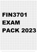 FIN3701 EXAM PACK.