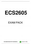 ECS2605 EXAM PACK 2024