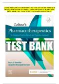 Lehne’s Pharmacotherapeutics For Advanced Practice Nurses And Physician Assistants 2nd Edition Rosenthal Test Bank | All Chapters (1- 92) 