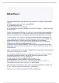 Florida CAM/Gold Coast CAM Exams Bundle (Graded A)