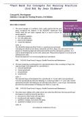 Test Bank for Concepts for Nursing Practice (3rd Ed) By Jean Giddens| Complete Guide All Chapters 2024