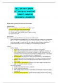 THEO 204 FINAL EXAM ACTUAL QUESTIONS AND CORRECT ANSWERS CONCORDIA UNIVERSITY (FOR December 16th exam 2023)