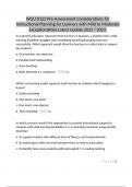 WGU D152 Pre-Assessment Considerations for Instructional Planning for Learners with Mild to Moderate Exceptionalities Latest Update 2022-2023..