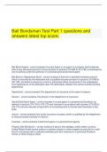  Bail Bondsman Test Part 1 questions and answers latest top score.