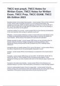 TNCC test prepA, TNCC Notes for  Written Exam, TNCC Notes for Written  Exam, TNCC Prep, TNCC EXAM, TNCC  8th Edition 2023