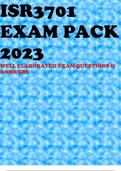 ISR3701 EXAM PACK 2023