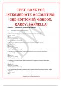 TEST BANK FOR INTERMEDIATE ACCOUNTING, 3RD EDITION BY GORDON, RAEDY, SANNELLA