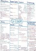 Grade 12 IEB Geography One Pager summaries - All Topics (Climatology, Geomorphology, SA Economy, Settlement and Map Work) 