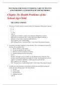 Chapter 16: Health Problems of the School-Age Child  Test Bank for Wong's Nursing Care of Infants And Children 11th Edition by Hockenberry