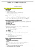 AU NUTR 331 Study Notes sample solution