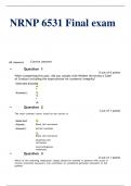 NRNP 6531 Final exam