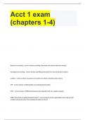 Acct 1 exam (chapters 1-4)