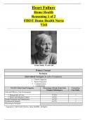 Heart Failure Home Health Reasoning 1 of 2 FIRST Home Health Nurse Visit