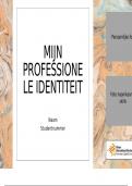 Presentatie: Project professionele identiteit (uitstekende beoordeling)