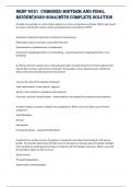 NRNP 6531 Combined midterm and final review(2023-2024)with complete solution A health care provider in a clinic finds a patient in a room, unresponsive and pale. Which sign should be used to identify the need to initiate cardiopulmonary resuscitation (CPR