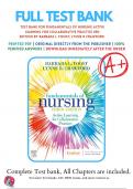 Test Bank For Fundamentals of Nursing: Active Learning for Collaborative Practice 3rd Edition by Barbara L Yoost Chapter 1-42| 9780323828093 | All Chapters with Answers and Rationals