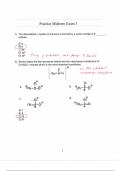 2023 Organic Chemistry Practice Exam Midterm 3