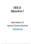 2023 Organic chemistry midterm three review