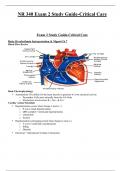 NR 340 Exam 2 Study Guide-Critical Care