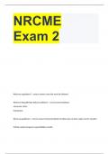 NRCME Exam 2