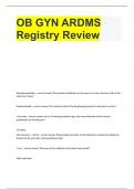 OB GYN ARDMS Registry Review