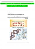 Test Bank - Genetics and Genomics in Nursing and Health Care, 2nd Edition (Beery, 2019), Chapter 1-20 | All Chapters