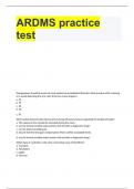 ARDMS practice test