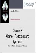 Alkenes: Reactions and Synthesis
