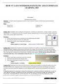 BIOD 171 LAB 6 NOTEBOOK ENZYMATIC ASSAYS PORTAGE LEARNING 2023