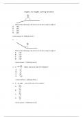 Angles, arc lengths, and trig functions