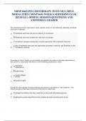 NRNP 6645(PSYCHOTHERAPY WITH MULTIPLE MODALITIES) NRNP 6645 WEEK 6 MIDTERM EXAM 2023(FALL-SPRING SESSION)QUESTIONS AND ANSWERS/A GRADED